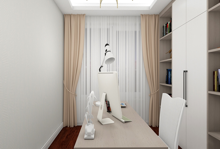 現(xiàn)代絲綢肌理_書房